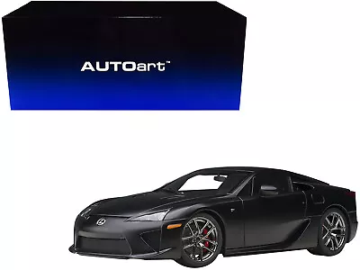 Lexus LFA Matt Black 1/18 Model Car By Autoart • $318.99