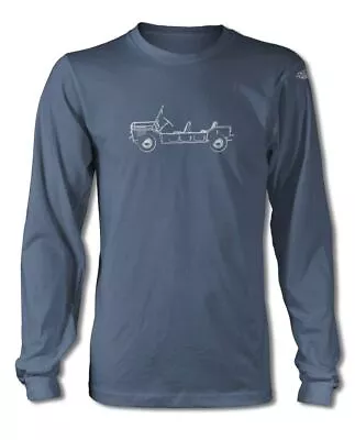 Austin Mini Moke T-Shirt - Long Sleeves - Side View • $31.90