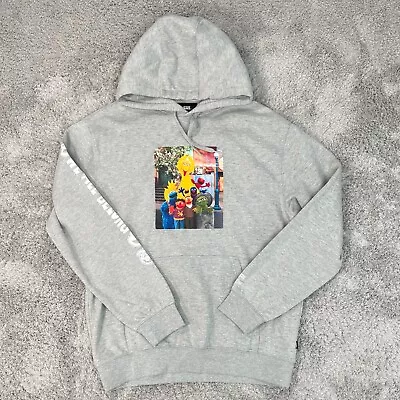 VANS X Sesame Street Mens Sweatshirt XL Gray Pullover Hoodie Limited Graphic NWT • $59.99