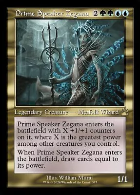 X1 Prime Speaker Zegana - Foil - Retro Frame R MTG Ravnica Remastered M/NM Engl • $1.44