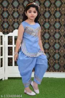 $27.10 • Buy Indian Bollywood Party Wear Ethnic Kurti Set Kurta Kurti Kids Girls Dress