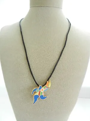 Niki De Saint Phalle Nana Pendant Necklace Brooch • $125