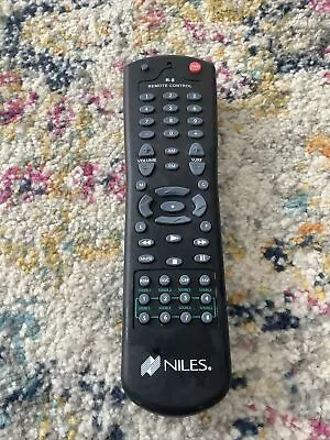 Niles R-8 Multizone Audio/Video Receiver Universal Remote Control Black • $8