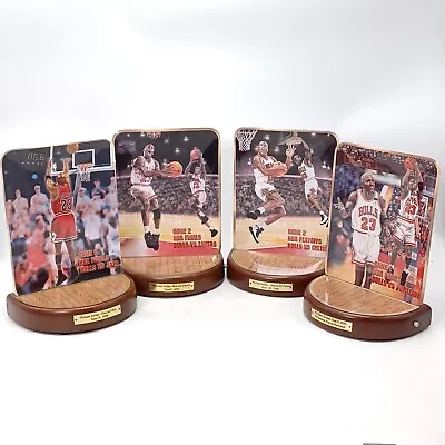 Michael Jordan 2011 Sports Sounds Set Of 4 Talking Plates. Upper Deck. Rare. PO • $260.10