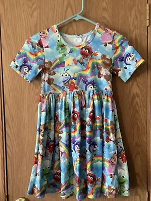 Disney Themed Elmo And Friends Dress - Size 6-7T - Vibrant And In Excellent Cond • $11