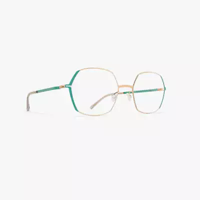 Eyewear Mykita Majvi 54 19 140 Champagne Gold Jade Green C573 100% Authentic • $428.28