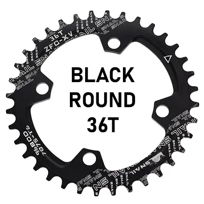 SNAIL Chainring 104BCD Round 36t Tooth Narrow Wide Ultralight Tooth Plate MTB UK • £6.99