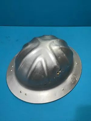 Vintage B.F. McDonald Aluminum Sm. Hard Hat + Liner 1948 Pat. EBY Const. “DUKE” • $109