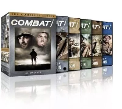 COMBAT THE COMPLETE SERIES SEASONS 1-5 (DVD 2013 40-Disc Set) • $57.98