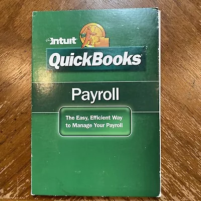 $199.99 • Buy Rare QuickBooks Payroll 2008 Intuit Software W/ License Key