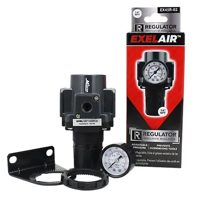 EXELAIR® FRL Air Regulator - 1/4  NPT (EX45R-02) • $26.95