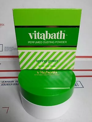 VITABATH Perfumed Dusting Powder SPRING GREEN 4 OZ • $89.95