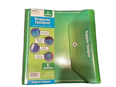$9.30 • Buy Mead Trapper Keeper 3 Ring Binder 2013 Green