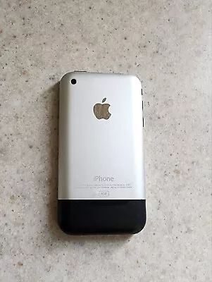 Apple IPhone 1st Generation-A1203/MA712LL - 8GB - Black-IOS 3.1.3  - READ  • $15.50