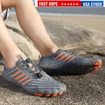 Unisex Lightweight Wading Shoes Breathable Quick Drying Non-slip Beach Footwear • $25.99