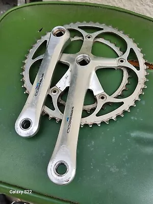 Vintage Shimano 600 Double Road Bike Crankset 170mm 52/39 FC-6400 Japan • $50