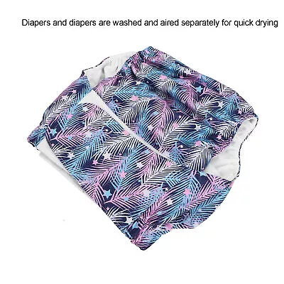 Cloth Adult Diapers Washable Reusable Adult Cloth Nappy With Hook And For • £11.66