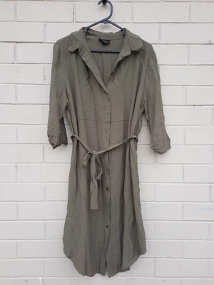 $10 • Buy Topshop Khaki Green Maternity Shirt Dress S