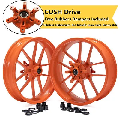 3.5/5.0 Supermoto CUSH Drive Wheels Rims For EXC-F SX-F 250 350 450 500 SX 125 • $499.99