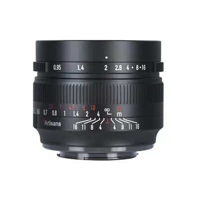 $236 • Buy 7artisans 50mm F0.95 APS-C Manual Focus Lens Fujifilm Fuji X S10 XPro3 XT4 E1