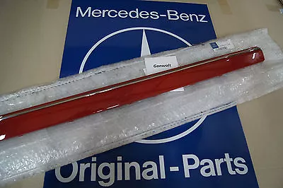 Mercedes Benz W203 C230 C55 C32 C240 Center Rear Bumper Impact Strip Mars Red • $220.97