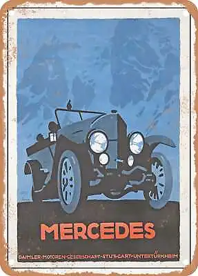 METAL SIGN - 1914 Mercedes Vintage Ad 2 • $21.95