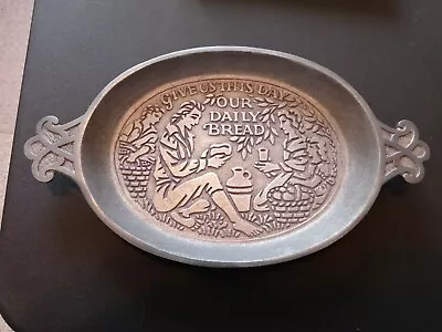 Vintage Pewter Bread Tray By Phila House- Made In Israel  • $14.29