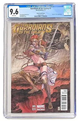 Guardians Of The Galaxy 5 Manara Variant CGC 9.6 First Angela In GotG 2013 • $249.99