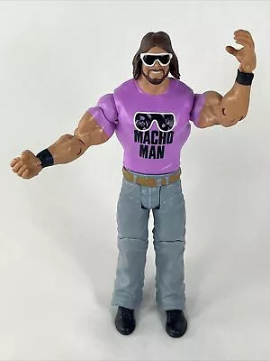 Mattel WWE  Randy Macho Man Savage Superstar Entrance W Glasses Used • $25.48