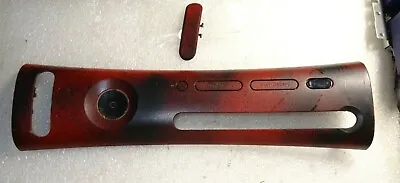 $18 • Buy Microsoft Xbox 360 PHAT Red Front Cover X806411 W/Flaps & Button-Just OK