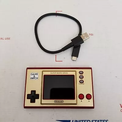 Nintendo Game & Watch: Super Mario Bros Handheld Console + Charger Tested • $32.99