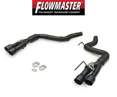 2024 Mustang Flowmaster Outlaw Axle Back Active Exhaust W/ 4  Black Quad Tips • $1465.95