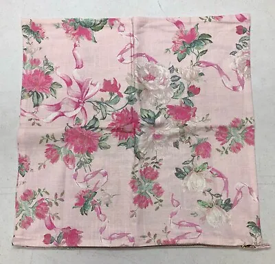 NEW Pottery Barn TEEN LoveShackFancy Cabbage Rose  20 X 20  Pillow Cover~Pink • $29.99
