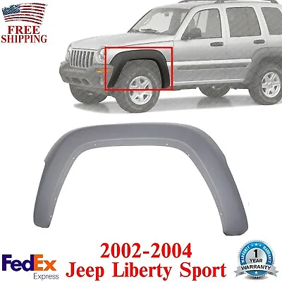 Front Fender Flare Left Driver Side Textured For 2002-2004 Jeep Liberty Sport • $91.21