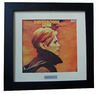 DAVID BOWIE+LOW+Album+LP+Art+GALLERY QUALITY FRAMED+EXPRESS GLOBAL SHIPPING • $170.11