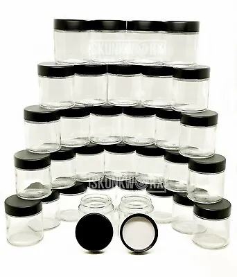 3oz Child Resistant Glass Jars For One Eighth Or 3.5g Flower (32 Pack!) • $41.99