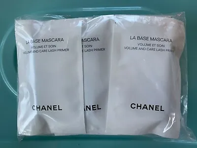 $25 • Buy 10 X Chanel La Base Mascara Volume And Care Lash Primer Sample 1ml/e