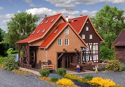 N Scale Buildings - 47713 - Sawmill Tonbach With Mill-wheel - Kit • $61.29