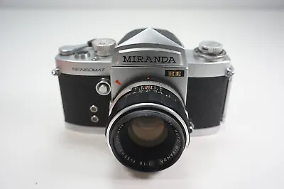 Miranda Sensomat RE 35mm SLR Film Camera W/ 50MM F1.8 Lens WORKING TESTED • $78.80