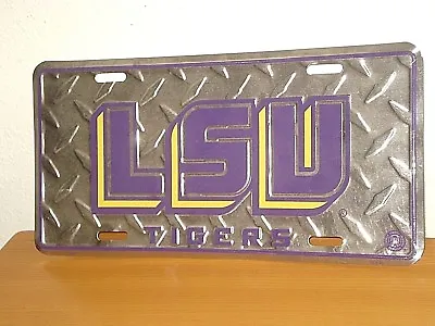 LSU TIGERS LICENSE PLATE Truck Car Purple Football Baton Rouge La • $9.95