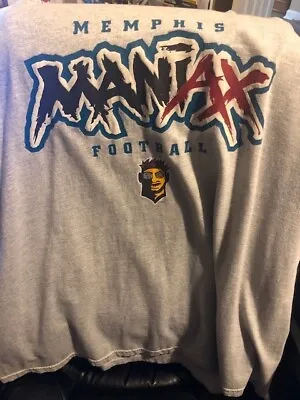 Vintage XFL Memphis Maniax T-Shirt Mens  Football Tennessee Size XXL • $25