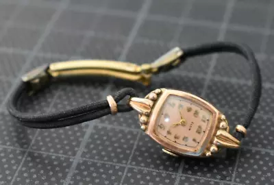 Vintage Elgin Gold Filled Lady Mechanic Wrist Watch #s26 • $22.95