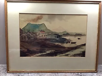 Original Watercolour Painting - Unknown Location By Irish Artist P J Dunne • £24