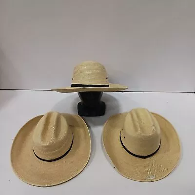 Bundle Of 3 Straw Sunbody Hats • $15.50