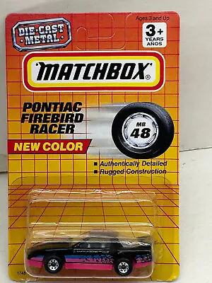 1993 Matchbox Superfast #48 Pontiac Firebird Racer New On Card • $9.99