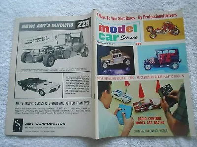 MODEL CAR SCIENCE Magazine-FEBRUARY1967-RADIO-CONTROL MODEL CAR RACING • $15