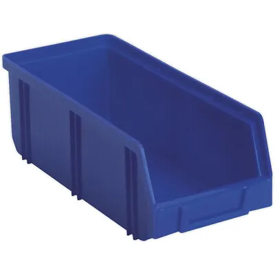 28 PACK Blue 105 X 240 X 85mm Plastic Storage Bin - Warehouse Parts Picking Tray • £172.49