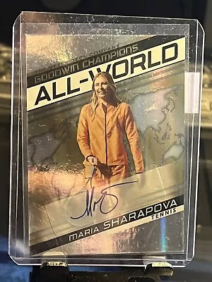 MARIA SHARAPOVA 2022 Upper Deck Goodwin Champions All-World Auto WP3 • $41