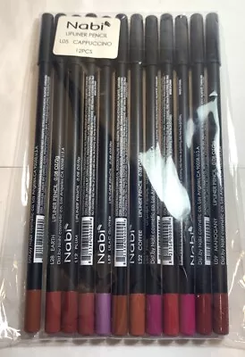 Set Of 12 Nabi Long Pencil Lip Liner L05 Cappuccino ￼ Various Lipliner NEW • $14.50