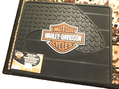 Genuine HARLEY DAVIDSON MOTORCYCLE 42cmx35cm Rubber MAT Sportster (new) Shed Car • $19.95